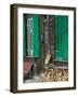 Traditional House Detail, Boltigen, Bern, Switzerland-Walter Bibikow-Framed Photographic Print