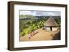 Traditional house in the mountains of Maubisse, East Timor, Southeast Asia, Asia-Michael Runkel-Framed Photographic Print