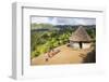 Traditional house in the mountains of Maubisse, East Timor, Southeast Asia, Asia-Michael Runkel-Framed Photographic Print