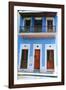 Traditional House, Old San Juan, Puerto Rico-George Oze-Framed Photographic Print