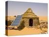Traditional House With a Solar Panel in the Sahara Desert, Algeria, North Africa, Africa-Michael Runkel-Stretched Canvas