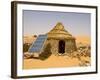 Traditional House With a Solar Panel in the Sahara Desert, Algeria, North Africa, Africa-Michael Runkel-Framed Photographic Print