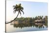 Traditional Houseboat, Kerala Backwaters, Alleppey, Kerala, India-Peter Adams-Stretched Canvas