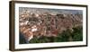 Traditional houses and roofs seen from Notre Dame de La Garde Vauban, Marseille, Bouches-Du-Rhon...-null-Framed Photographic Print