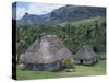 Traditional Houses, Bures, in the Last Old-Style Village, Fiji, South Pacific Islands-Anthony Waltham-Stretched Canvas
