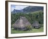 Traditional Houses, Bures, in the Last Old-Style Village, Fiji, South Pacific Islands-Anthony Waltham-Framed Photographic Print