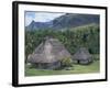 Traditional Houses, Bures, in the Last Old-Style Village, Fiji, South Pacific Islands-Anthony Waltham-Framed Photographic Print