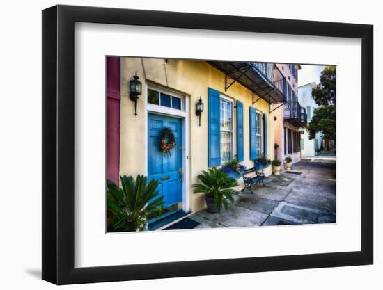 Traditional Houses Of Charleston-George Oze-Framed Photographic Print