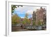 Traditional Houses of the Amsterdam, Netherlands-swisshippo-Framed Photographic Print