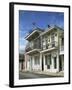 Traditional Houses on Barracks Street in the French Quarter of New Orleans, Louisiana, USA-Harding Robert-Framed Photographic Print