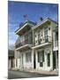 Traditional Houses on Barracks Street in the French Quarter of New Orleans, Louisiana, USA-Harding Robert-Mounted Photographic Print