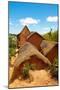 Traditional Houses on Hill around Tananarive, Madagascar, Africa-Bruno Morandi-Mounted Photographic Print