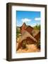 Traditional Houses on Hill around Tananarive, Madagascar, Africa-Bruno Morandi-Framed Photographic Print