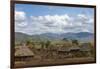 Traditional houses with thatched roof, Konso, Ethiopia-Keren Su-Framed Photographic Print