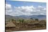 Traditional houses with thatched roof, Konso, Ethiopia-Keren Su-Stretched Canvas