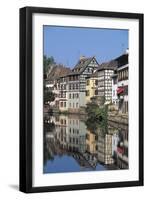 Traditional Housing Overlooking Canal-null-Framed Photographic Print