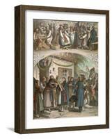 Traditional Hungarian Wedding-null-Framed Giclee Print