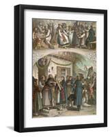 Traditional Hungarian Wedding-null-Framed Giclee Print