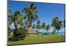 Traditional hut in Saint Joseph, Ouvea, Loyalty Islands, New Caledonia, Pacific-Michael Runkel-Mounted Photographic Print