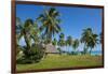 Traditional hut in Saint Joseph, Ouvea, Loyalty Islands, New Caledonia, Pacific-Michael Runkel-Framed Photographic Print