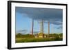 Traditional Hut with Piles on West Coast of Grand Terre, New Caledonia, Melanesia, South Pacific-Michael Runkel-Framed Photographic Print