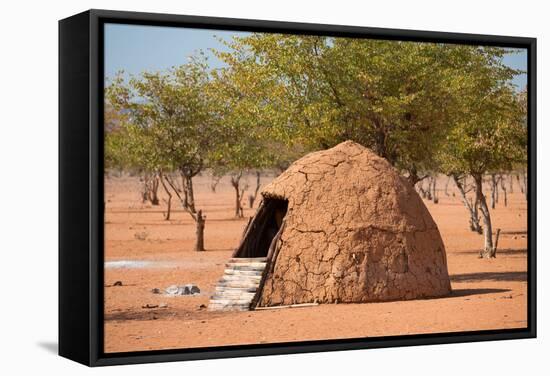 Traditional Huts of Himba People-F.C.G.-Framed Stretched Canvas