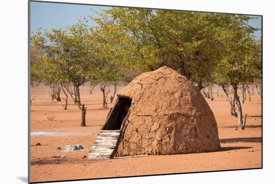 Traditional Huts of Himba People-F.C.G.-Mounted Photographic Print