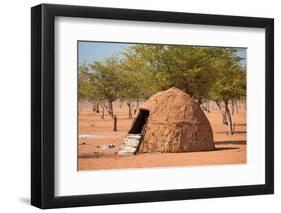 Traditional Huts of Himba People-F.C.G.-Framed Photographic Print