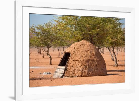 Traditional Huts of Himba People-F.C.G.-Framed Photographic Print