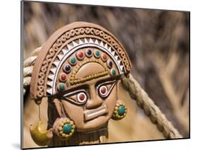 Traditional Inca Decorative Pottery, Lake Titicaca, Puno, Peru, South America-Ian Egner-Mounted Photographic Print