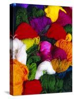 Traditional Indian Wool, Solola, Guatemala, Central America-Upperhall Ltd-Stretched Canvas