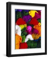 Traditional Indian Wool, Solola, Guatemala, Central America-Upperhall Ltd-Framed Photographic Print