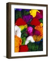 Traditional Indian Wool, Solola, Guatemala, Central America-Upperhall Ltd-Framed Photographic Print