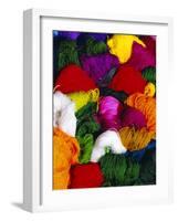 Traditional Indian Wool, Solola, Guatemala, Central America-Upperhall Ltd-Framed Photographic Print