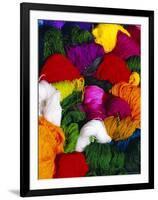 Traditional Indian Wool, Solola, Guatemala, Central America-Upperhall Ltd-Framed Photographic Print