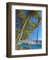 Traditional Indonesian Fishing Boats at the Beach, North Coast, Bali, Indonesia-Sakis Papadopoulos-Framed Photographic Print