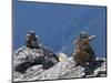 Traditional Inushuk Cairns at the Peak of Whistler Mountain, Whistler, British Columbia, Canada, No-Martin Child-Mounted Photographic Print