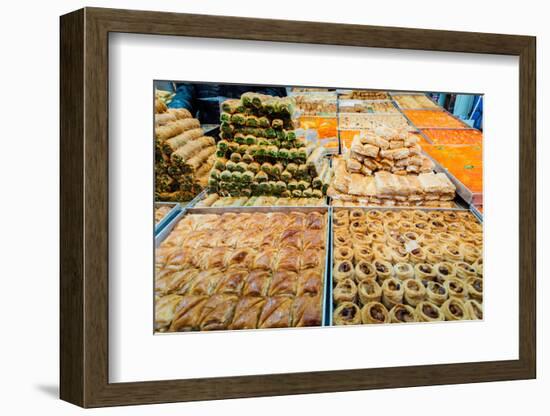 Traditional Israeli sweets in a market in Jerusalem, Israel, Middle East-Alexandre Rotenberg-Framed Photographic Print