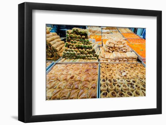 Traditional Israeli sweets in a market in Jerusalem, Israel, Middle East-Alexandre Rotenberg-Framed Photographic Print