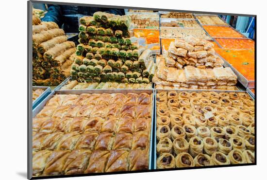 Traditional Israeli sweets in a market in Jerusalem, Israel, Middle East-Alexandre Rotenberg-Mounted Photographic Print