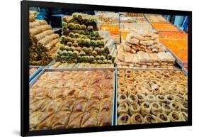 Traditional Israeli sweets in a market in Jerusalem, Israel, Middle East-Alexandre Rotenberg-Framed Photographic Print