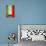 Traditional Italian Flag With Tomatoes And Basil-pongiluppi-Poster displayed on a wall