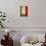 Traditional Italian Flag With Tomatoes And Basil-pongiluppi-Mounted Art Print displayed on a wall