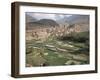 Traditional Jabali Village with Palmery in Basin in Jabal Akhdar, Bilad Sayt, Oman, Middle East-Tony Waltham-Framed Photographic Print