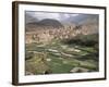 Traditional Jabali Village with Palmery in Basin in Jabal Akhdar, Bilad Sayt, Oman, Middle East-Tony Waltham-Framed Photographic Print