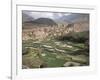 Traditional Jabali Village with Palmery in Basin in Jabal Akhdar, Bilad Sayt, Oman, Middle East-Tony Waltham-Framed Photographic Print