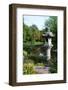 Traditional Japanease Garden Lamp-irontrybex-Framed Photographic Print