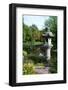 Traditional Japanease Garden Lamp-irontrybex-Framed Photographic Print