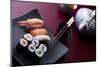 Traditional Japanese Food, Sushi-JanPietruszka-Mounted Photographic Print