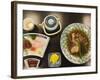 Traditional Japanese Meal of Sushi and Fish Head, Tokyo, Honshu Island, Japan-Kober Christian-Framed Photographic Print